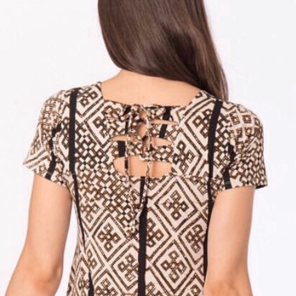 Bel Kazan printed mini dress with pockets - Picture 2 of 2